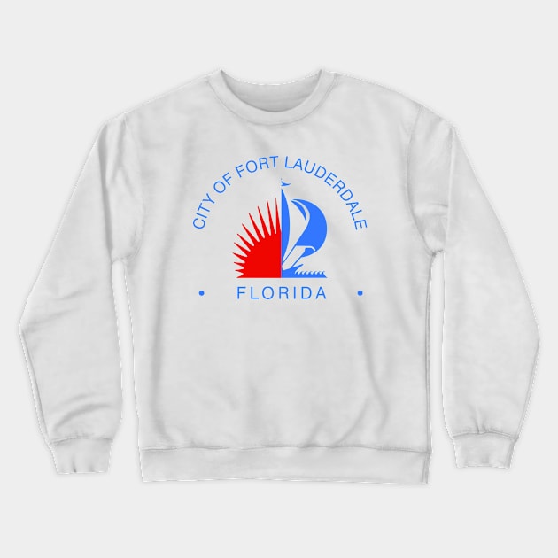 Fort Lauderdale, Florida Crewneck Sweatshirt by Vladimir Zevenckih